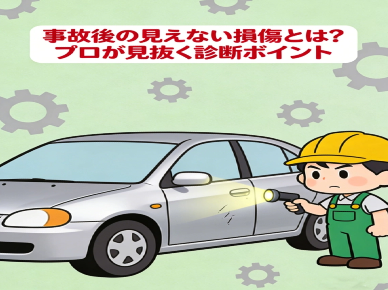 事故後の見えない損傷とは？プロが見抜く診断ポイント