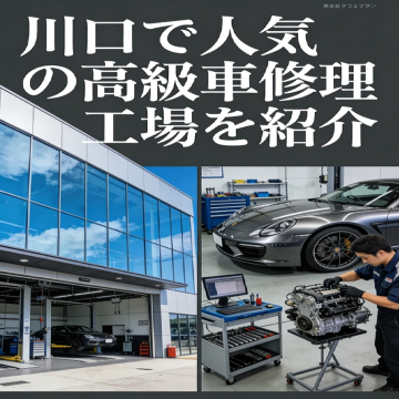 川口で人気の高級車修理工場を紹介