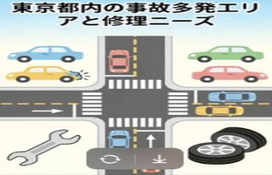 東京都内の事故多発エリアと修理ニーズ