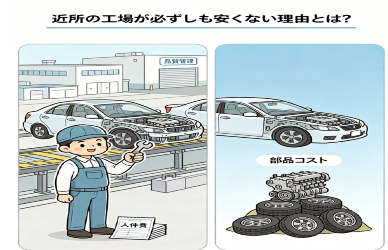 近所の工場が必ずしも安くない理由とは？